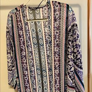 Express Women’s Purple Kimono